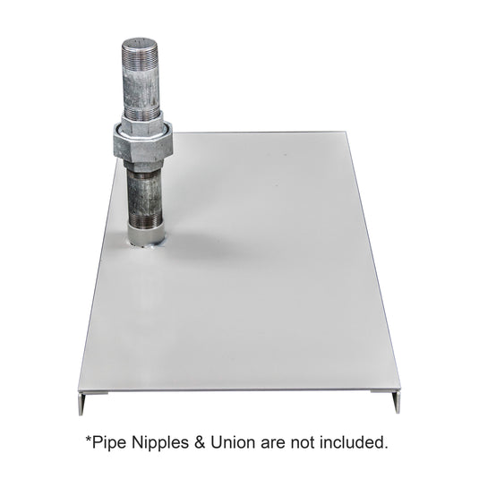 Steel Horizontal Pipe-Mount Stand for Return Tank