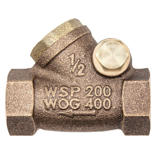 Bronze Swing Check Valve Y Pattern with PTFE Disc 200 WSP