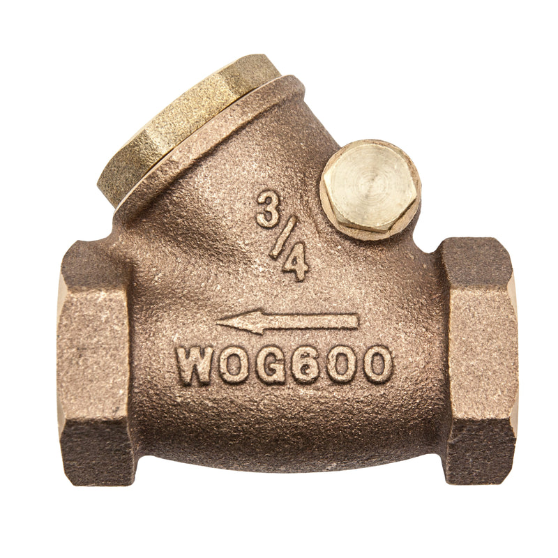 Load image into Gallery viewer, Bronze Swing Check Valve Y Pattern 200 WSP
