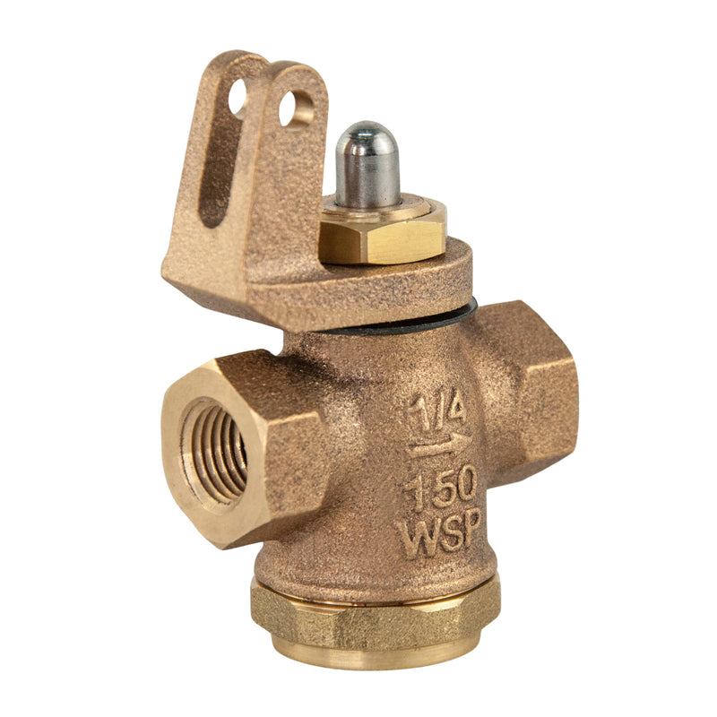 Load image into Gallery viewer, Bronze Whistle Valve 150 WSP 1/4&quot; NPT (STEAM)
