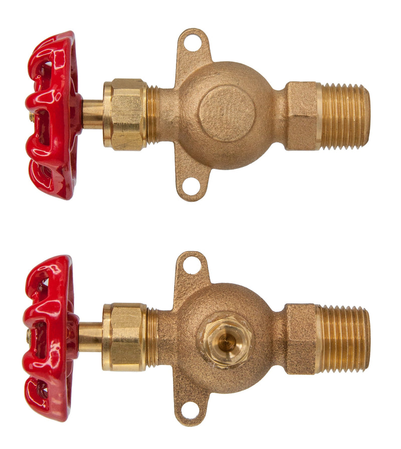 Load image into Gallery viewer, Bronze Water Gauge Valve Set for Boiler Steamer Return Tank SS Ball Check
