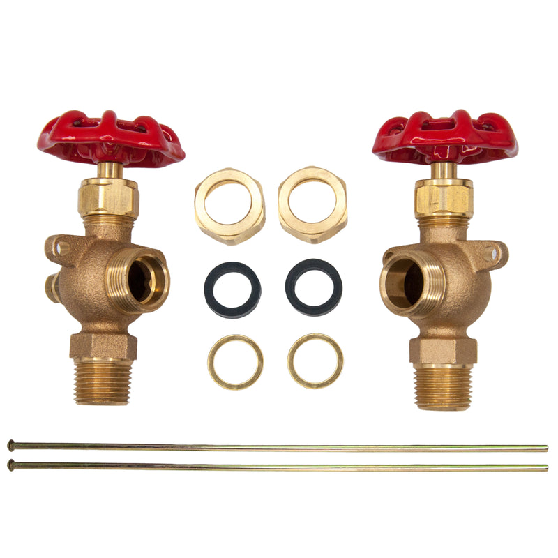 Load image into Gallery viewer, Bronze Water Gauge Valve Set for Boiler Steamer Return Tank SS Ball Check
