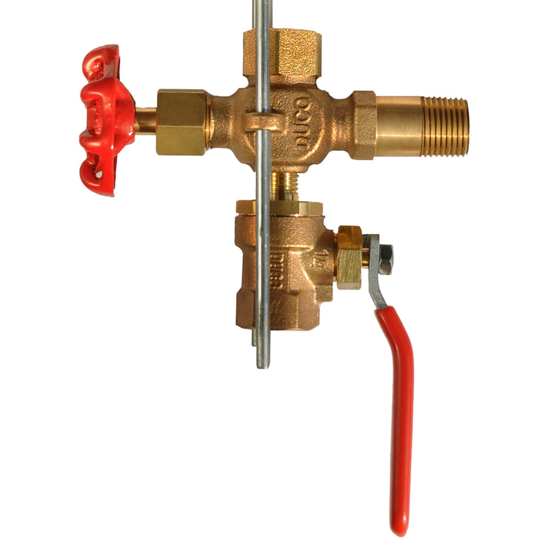 Load image into Gallery viewer, Bronze Water Gauge Valve Set for Boiler Steamer Return Tank
