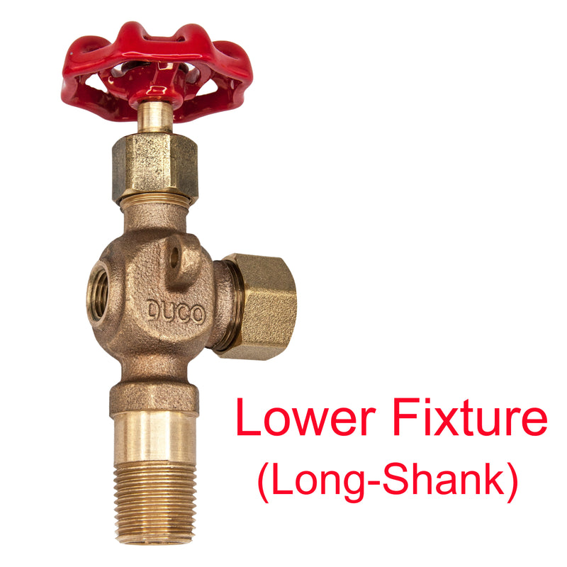 Load image into Gallery viewer, Bronze Water Gauge Valve Set for Boiler Steamer Return Tank
