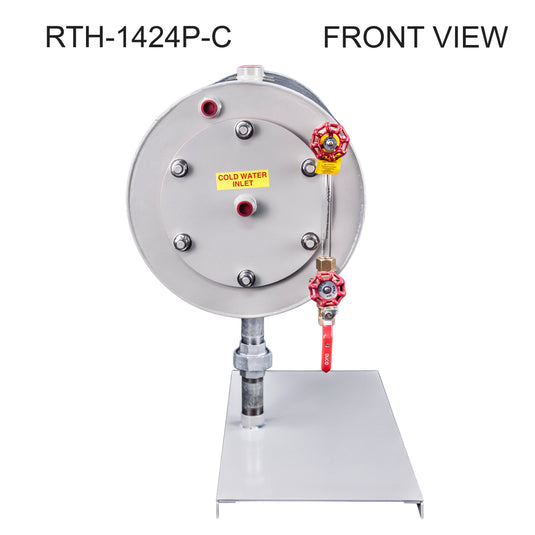 Stainless Steel Pipe-Mount Horizontal Return Tank Complete P-Series