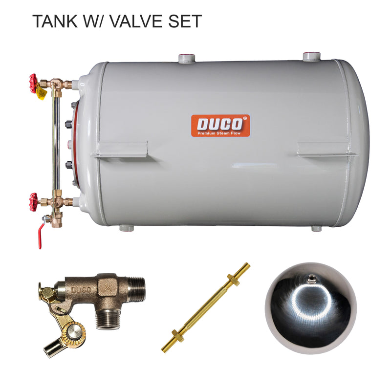 Load image into Gallery viewer, Stainless Steel Horizontal Return Tank with Valves R-Series
