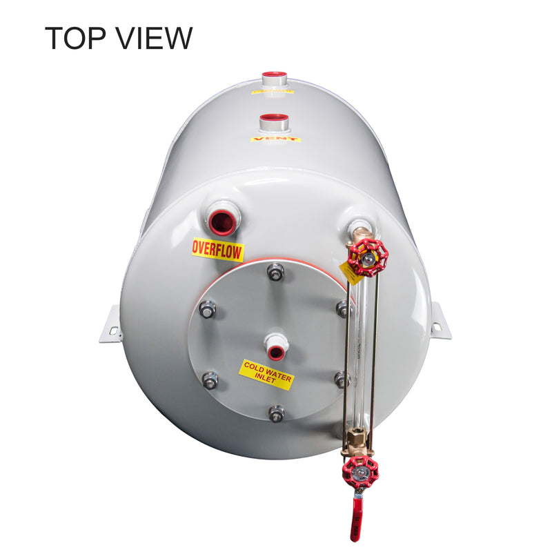 Load image into Gallery viewer, Stainless Steel Horizontal Return Tank with Valves R-Series
