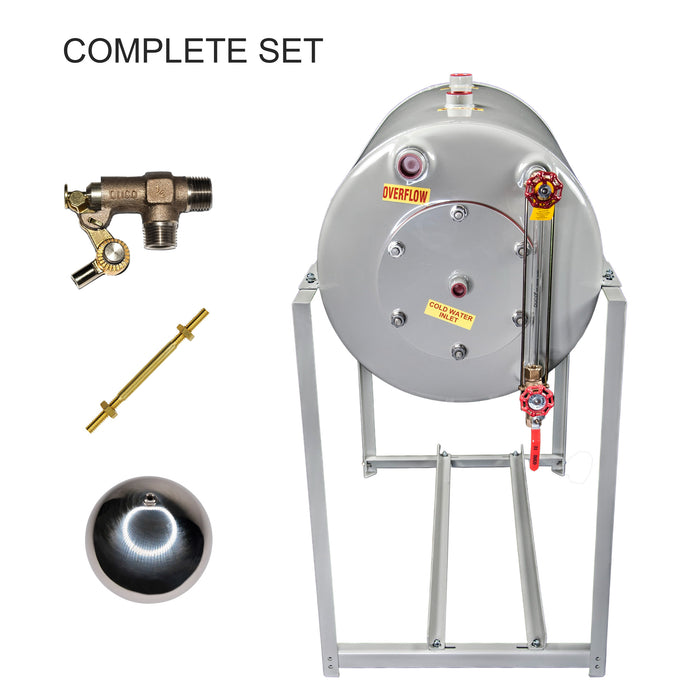 Stainless Steel Horizontal Return Tank Complete R-Series