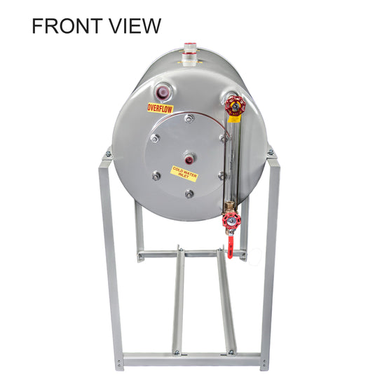 Stainless Steel Horizontal Return Tank Complete R-Series