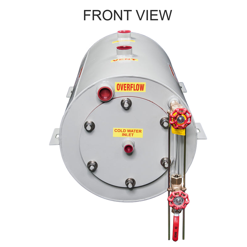 Load image into Gallery viewer, Stainless Steel Horizontal Return Tank with Valves F-Series
