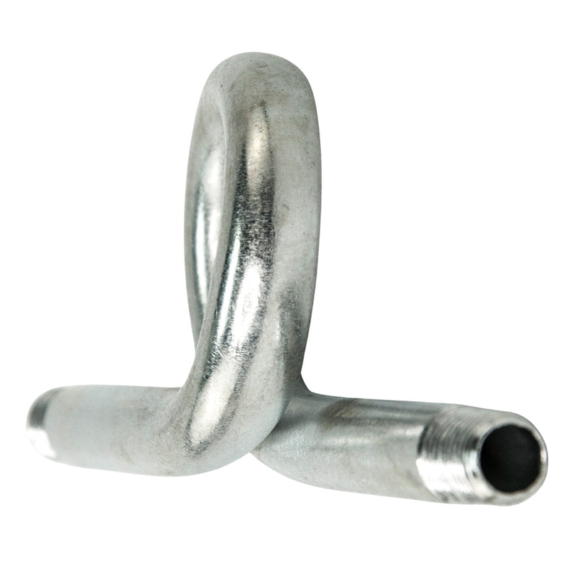 Load image into Gallery viewer, High Pressure Siphon Pigtail Zinc Plated Steel 1/4&quot; NPT 180° &amp; 90° Coil
