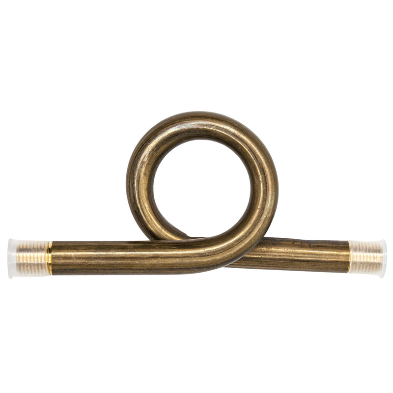 Load image into Gallery viewer, High Pressure Siphon Pigtail 1/4&quot; NPT 180° Coil Brass for Steam
