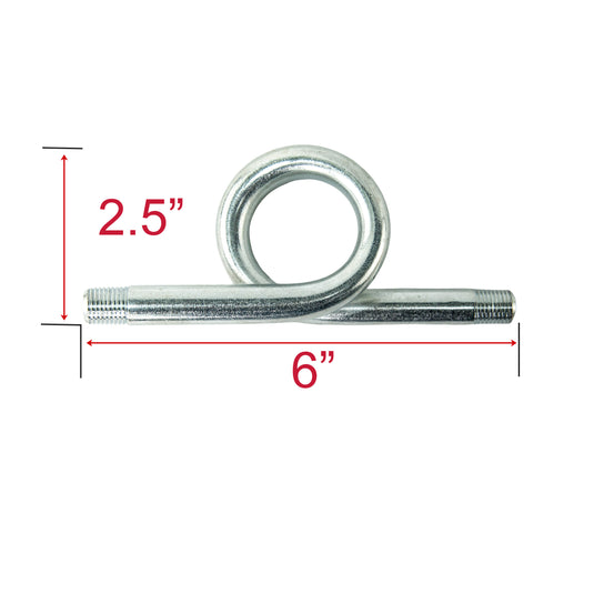 High Pressure Siphon Pigtail Zinc Plated Steel 1/4" NPT 180° & 90° Coil