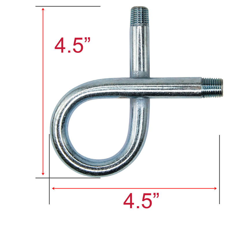 Load image into Gallery viewer, High Pressure Siphon Pigtail Zinc Plated Steel 1/4&quot; NPT 180° &amp; 90° Coil
